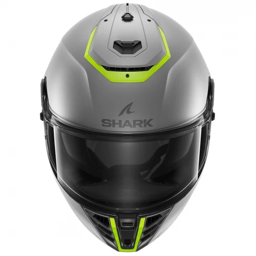Cască Moto Integrală SHARK SPARTAN RS BLANK MAT SP · Gri / Negru / Galben-Fluo 