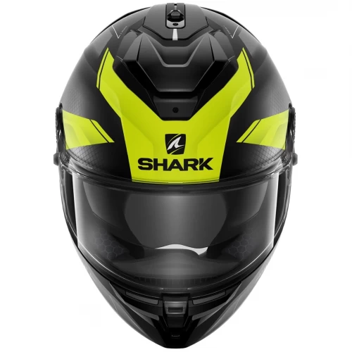 Cască Moto Integrală SHARK SPARTAN GT BCL. MICR. ELGEN MAT · Negru Mat / Galben 