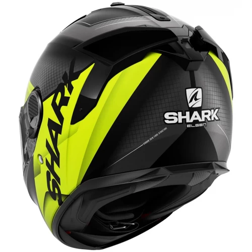 Cască Moto Integrală SHARK SPARTAN GT BCL. MICR. ELGEN MAT · Negru Mat / Galben 