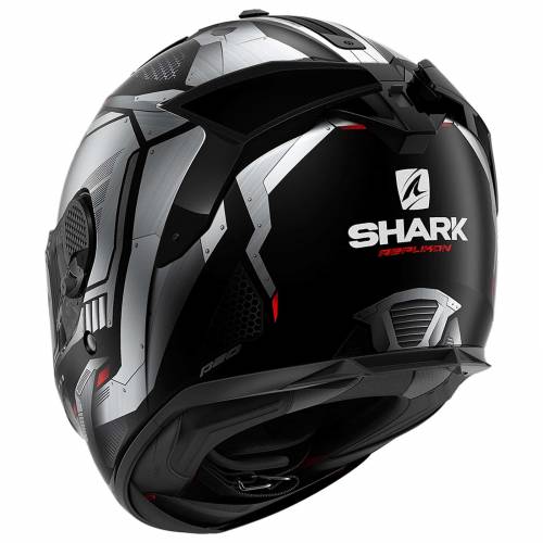 Cască Moto Integrală SHARK SPARTAN GT BCL. MICR. REPLIKAN MAT · Negru / Gri / Roșu 