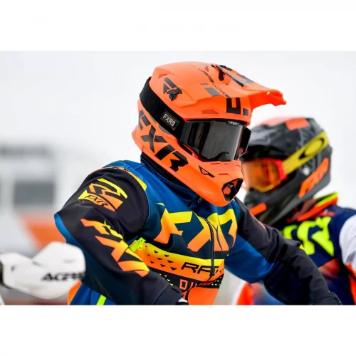 Cască Enduro - Cross - Snowmobil FXR RACING BLADE RACE DIV · Portocaliu / Negru 
