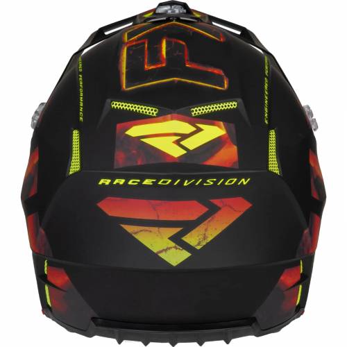 Cască Enduro - Cross - Snowmobil FXR RACING CLUTCH EVO LE · Negru / Roșu / Galben-Fluo 