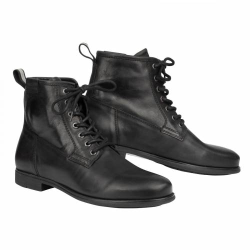 Ghete Moto Chopper din Piele Naturală SEGURA HODGE 2 · Negru 