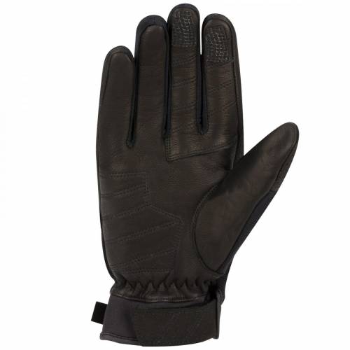 Mănuși Moto din Piele & Textil SEGURA SCOTTY · Negru / Maro / Alb 