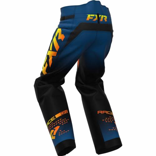 Pantaloni Enduro - Cross FXR RACING COLD CROSS RR · Negru / Albastru / Galben-Fluo 