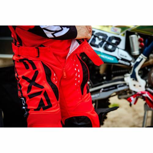Pantaloni Enduro FXR RACING OFF-ROAD MX · Negru / Gri / Roșu 