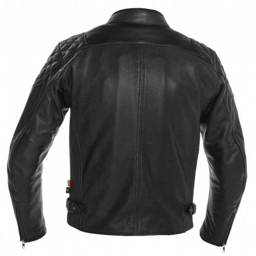 Geacă Moto din Piele RICHA YORKTOWN Mărimi Extra · Negru 