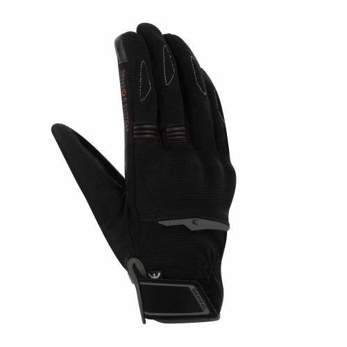 Mănuși Moto din Piele & Textil BERING FLETCHER EVO · Negru 