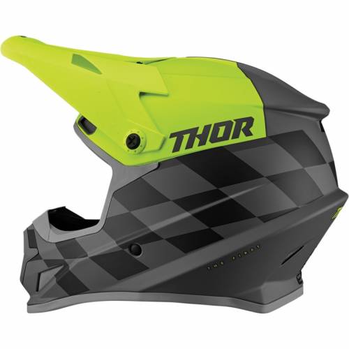Cască Enduro - Cross THOR SECTOR BIRDROCK · Gri / Verde 
