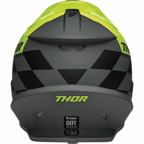 Cască Enduro - Cross THOR SECTOR BIRDROCK · Gri / Verde 