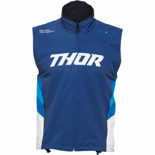 Vestă Enduro - Cross THOR WARM UP · Albastru / Alb 
