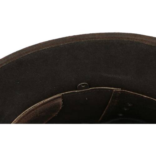 Pălărie Cowboy din Piele Naturală WILD WEST LONGFORD · Maro 