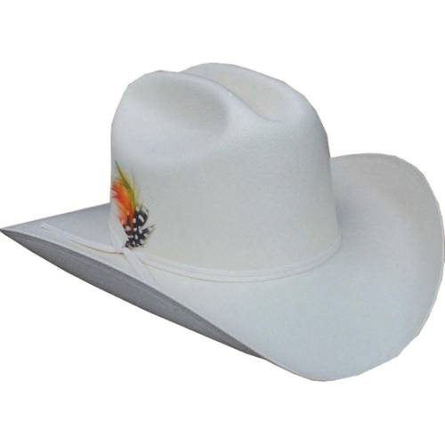 Pălărie Cowboy din Bumbac WILD WEST ARIZONA · Alb 