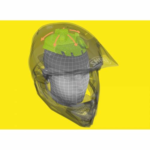 Cască Enduro Off-Road SHOEI VFX-WR · Alb 