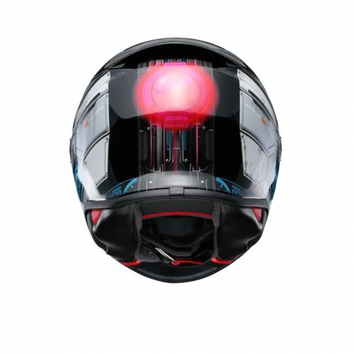 Cască Moto Integrală SHOEI NXR2 Fortress TC-6 · Alb / Negru / Albastru 