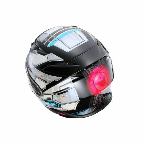 Cască Moto Integrală SHOEI NXR2 Fortress TC-6 · Alb / Negru / Albastru 