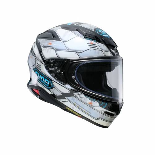 Cască Moto Integrală SHOEI NXR2 Fortress TC-6 · Alb / Negru / Albastru 