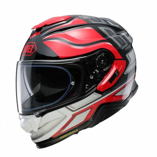 Cască Moto Integrală SHOEI GT-AIR II Notch TC-1 · Negru / Roșu / Gri 