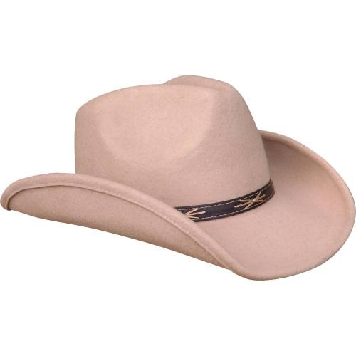 Pălărie Cowboy din Lână WILD WEST HUT43310 · Bej 