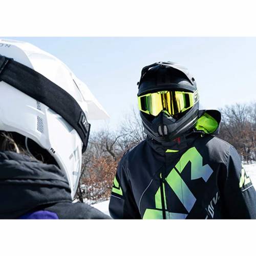 Cască Enduro - Cross - Snowmobil FXR RACING TORQUE TEAM · Negru / Roșu / Galben 