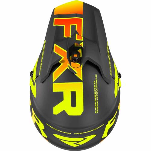 Cască Enduro - Cross - Snowmobil FXR RACING TORQUE TEAM · Negru / Roșu / Galben 