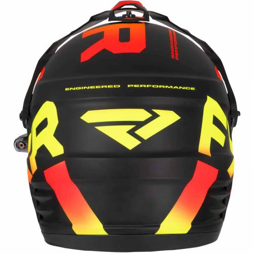 Cască Enduro - Cross - Snowmobil FXR RACING TORQUE TEAM · Negru / Roșu / Galben 