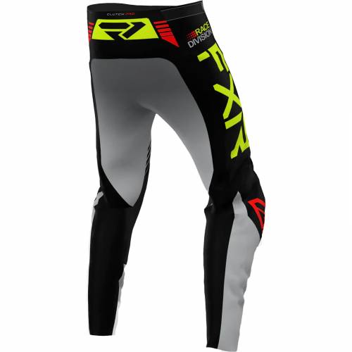 Pantaloni Enduro FXR RACING CLUTCH PRO MX · Gri / Negru / Galben-Fluo / Roșu 