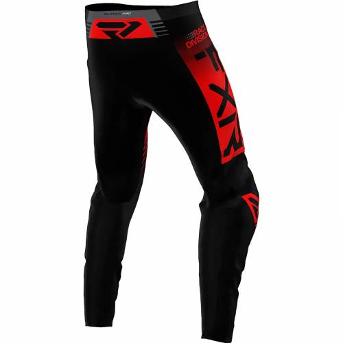 Pantaloni Enduro FXR RACING CLUTCH PRO MX · Negru / Roșu / Gri 