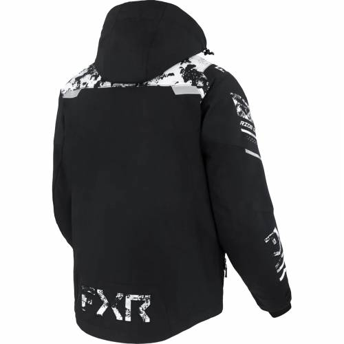Geacă Snowmobil FXR RACING HELIUM X 2-IN-1 · Negru / Alb Camo 