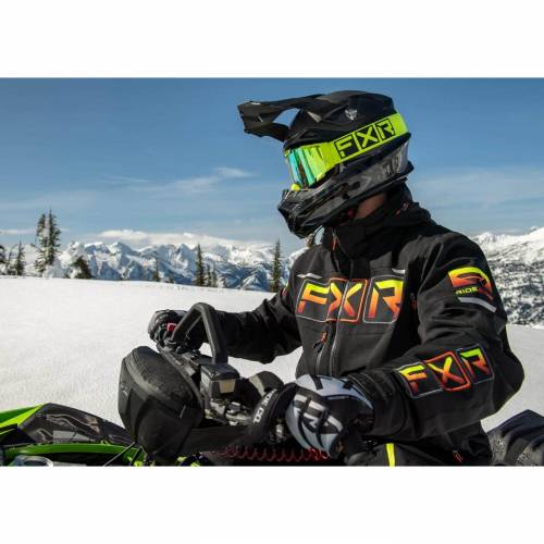 Geacă Snowmobil FXR RACING MAVERICK · Negru / Roșu 