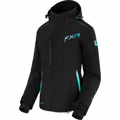 Geacă Snowmobil Damă FXR RACING EDGE · Negru / Albastru 