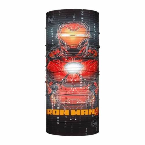 Bandană tubulară multifunctională BUFF ORIGINAL ECOSTRETCH ARC REACTOR · Negru / Roșu 