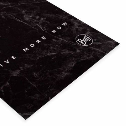 Bandană tubulară multifunctională BUFF ORIGINAL ECOSTRETCH JAY LIVE MORE NOW · Negru / Gri 