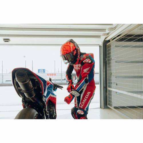 Cască Moto Integrală SHOEI X-SPR PRO A.MARQUEZ73 V2 TC-2 · Albastru / Alb 