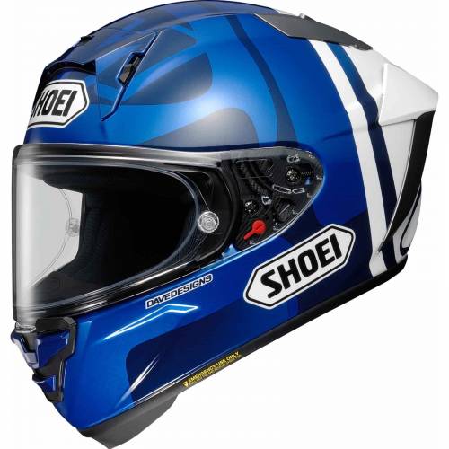 Cască Moto Integrală SHOEI X-SPR PRO A.MARQUEZ73 V2 TC-2 · Albastru / Alb 