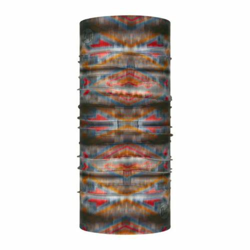 Bandană tubulară multifunctională BUFF COOLNET UV+ WILD MULTI · Gri / Roșu / Portocaliu 