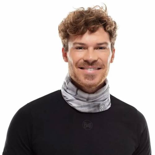 Bandană tubulară multifunctională BUFF COOLNET UV+ BARRIERS FOG GREY · Gri 