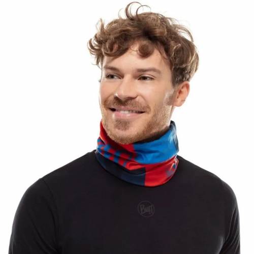Bandană tubulară multifunctională BUFF COOLNET UV+ BASES MULTI · Roșu / Albastru 