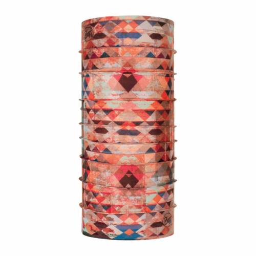 Bandană tubulară multifunctională BUFF ORIGINAL ECOSTRETCH VRATSA MULTI · Roz / Bej / Portocaliu 