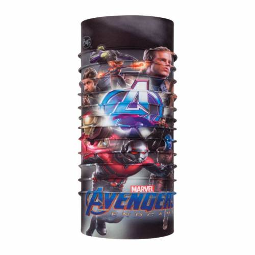 Bandană tubulară multifunctională BUFF ORIGINAL ECOSTRETCH AVENGERS ENDGAME · Gri 