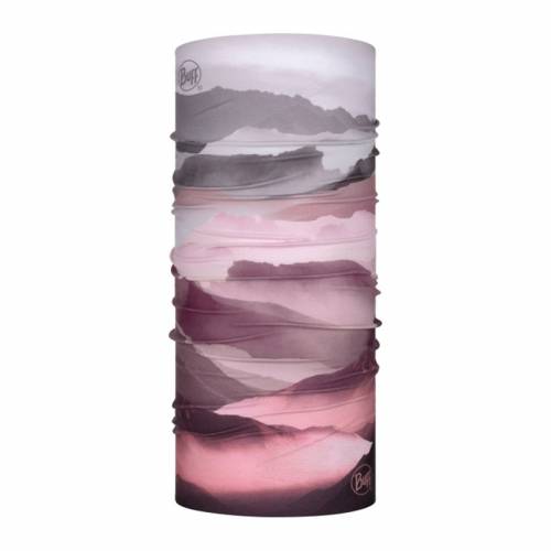Bandană tubulară multifunctională BUFF ORIGINAL ECOSTRETCH SERRA MAUVE · Roz / Gri 