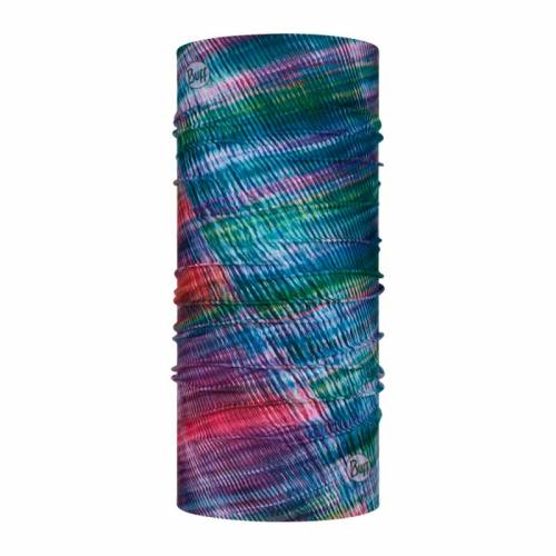 Bandană tubulară multifunctională BUFF ORIGINAL ECOSTRETCH SHANADU MULTI · Albastru / Mov / Portocaliu 
