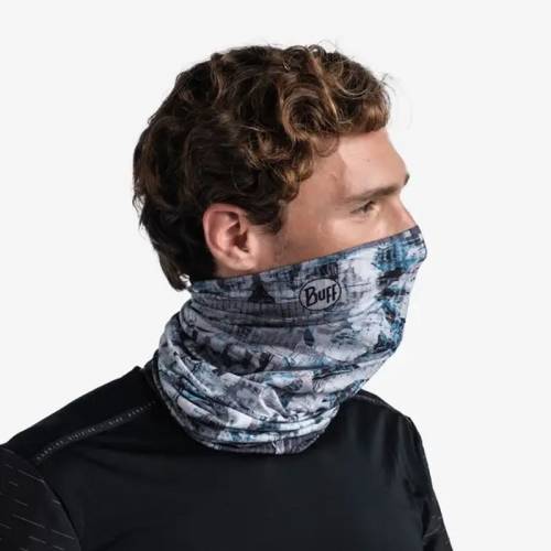 Bandană tubulară multifunctională BUFF ORIGINAL ECOSTRETCH SILVERY GREY · Gri / Alb / Albastru 