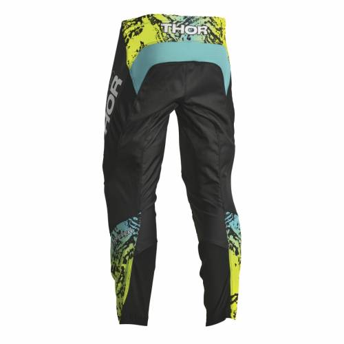 Pantaloni Enduro – Cross Copii THOR SECTOR ATLAS 2023 · Negru / Albastru / Verde 
