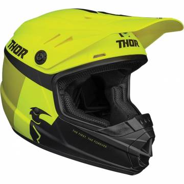 Cască Enduro - Cross Copii THOR SECTOR RACER · Verde / Galben Fluo