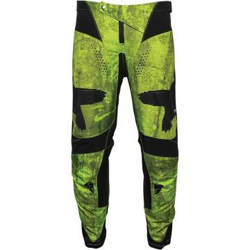 Pantaloni Enduro - Cross THOR PULSE HZRD · Verde / Negru