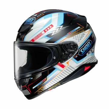 Cască Moto Integrală SHOEI NXR2 Arcane TC-10 · Negru / Alb / Albastru