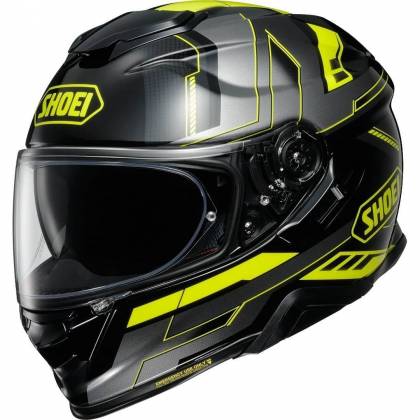 Cască Moto Integrală SHOEI GT-AIR II APERTURE TC-3 · Negru / Gri / Galben-Fluo