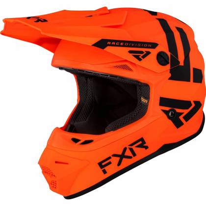 Cască Enduro - Cross Copii FXR RACING LEGION · Portocaliu / Negru