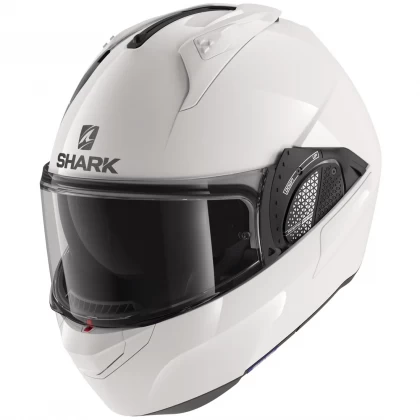 Cască Moto Modulară SHARK EVO GT BLANK · Alb